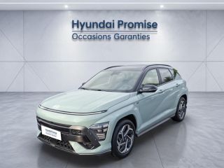 56000 : Hyundai Vannes - Park Lann Automobiles - HYUNDAI Kona - Kona - Mirage Green/Toit/rétros Black - Traction - Hybride : Essence/Electrique