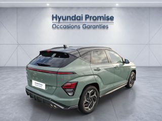 56000 : Hyundai Vannes - Park Lann Automobiles - HYUNDAI Kona - Kona - Mirage Green/Toit/rétros Black - Traction - Hybride : Essence/Electrique